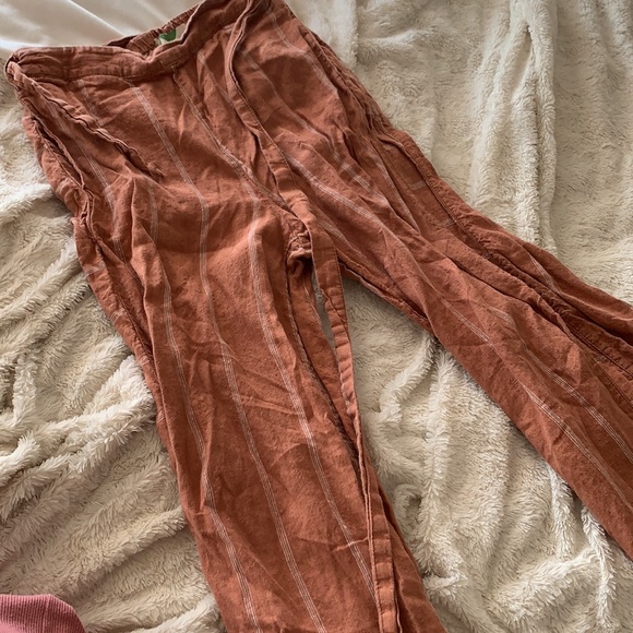 Anthro Portia Striped Linen Pants - Picture 5 of 5